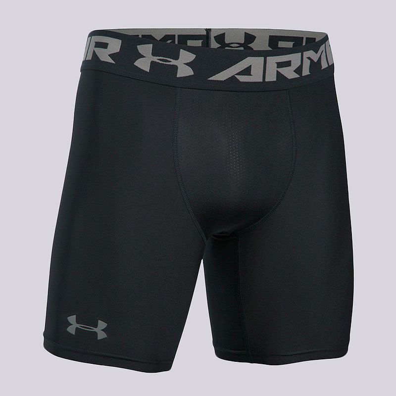 мужские черные шорты Under Armour HeatGear Armour Mid Compression Shorts 1289566-001 - цена, описание, фото 1